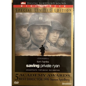 Saving Private Ryan (DVD 1999) Tom Hanks, Edward Burns, Matt Damon, Tom Sizemore