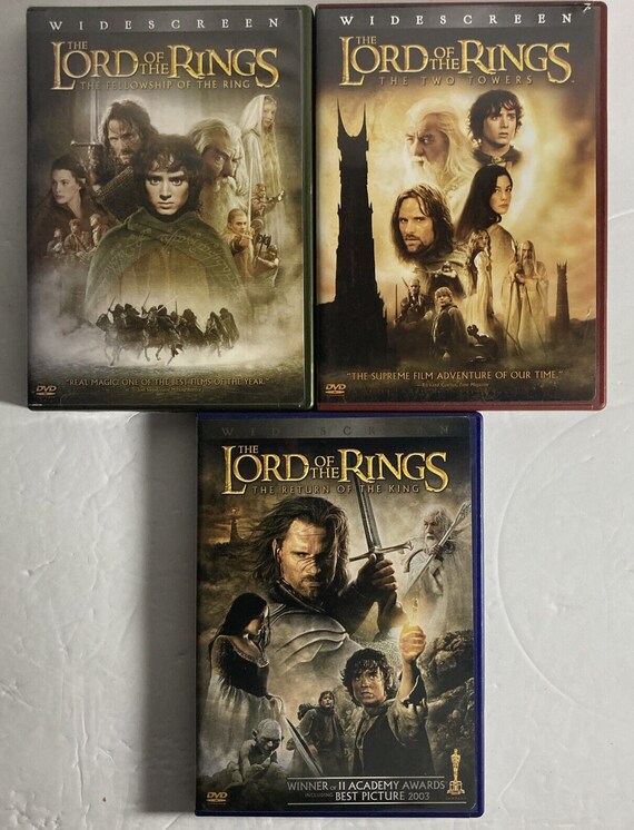  Lord of the Rings Complete Trilogy DVD Collection with