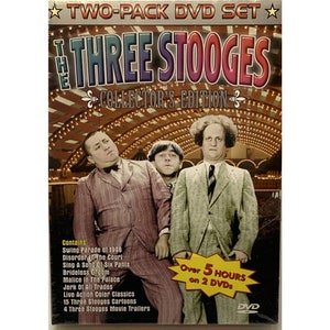 Los Tres Chiflados (DVD, 2 unidades) Edición de coleccionista - Nuevo, sellado, comedia slapstick