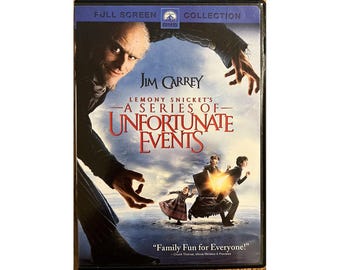 Lemony Snicket's A Series of Unfortunate Events (DVD. 2005, Full Screen)