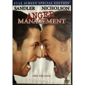 Anger Management [DVD, 2003, Full Screen Edition] Jack Nicholson, Adam Sandler