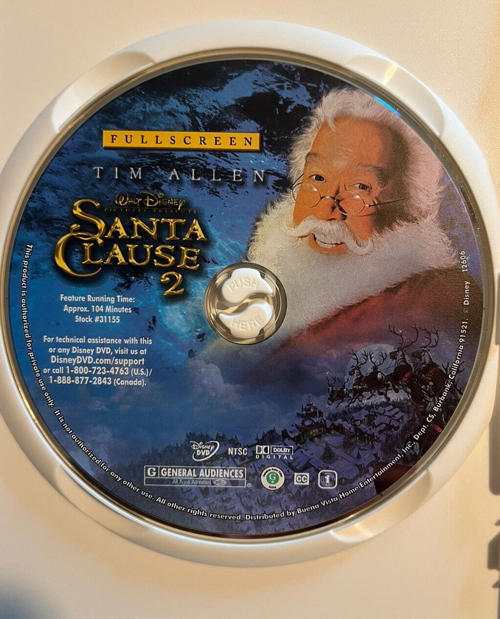 The Santa Clause 2 DVD, 2003, Full Screen Edition Like New Etsy