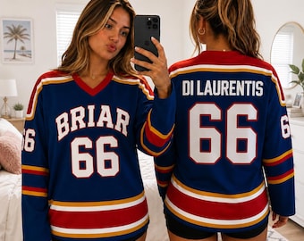 Briar University Di Laurentis 66 Hockey Jersey, Off-Campus Jersey, Hockey Romance Football Jersey, Briar U Sweatshirt,Off Campus Hockey 2026