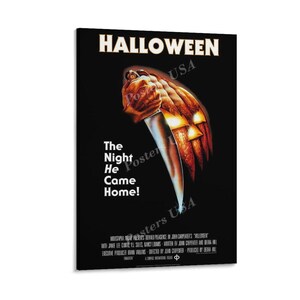 Halloween The Movie Database Canvas Wall Art Poster Print Living Room Decor