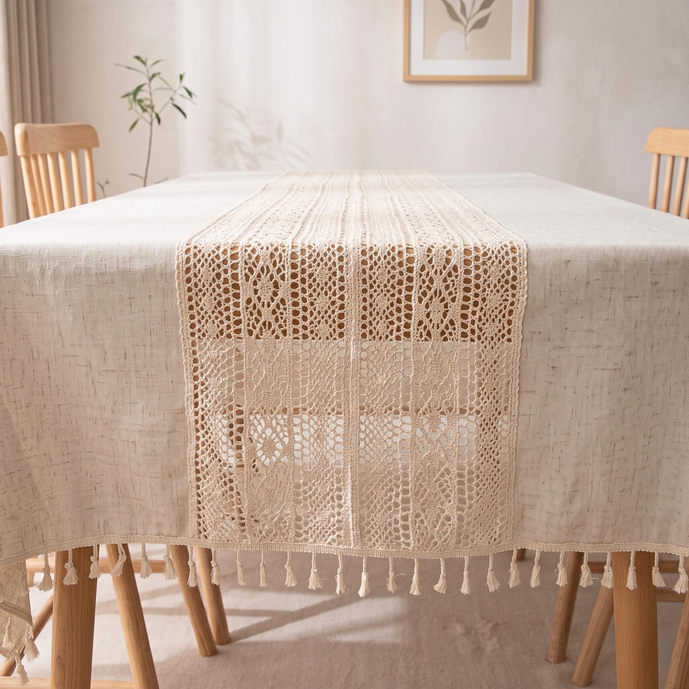 Quaker lace tablecloth - Etsy 日本
