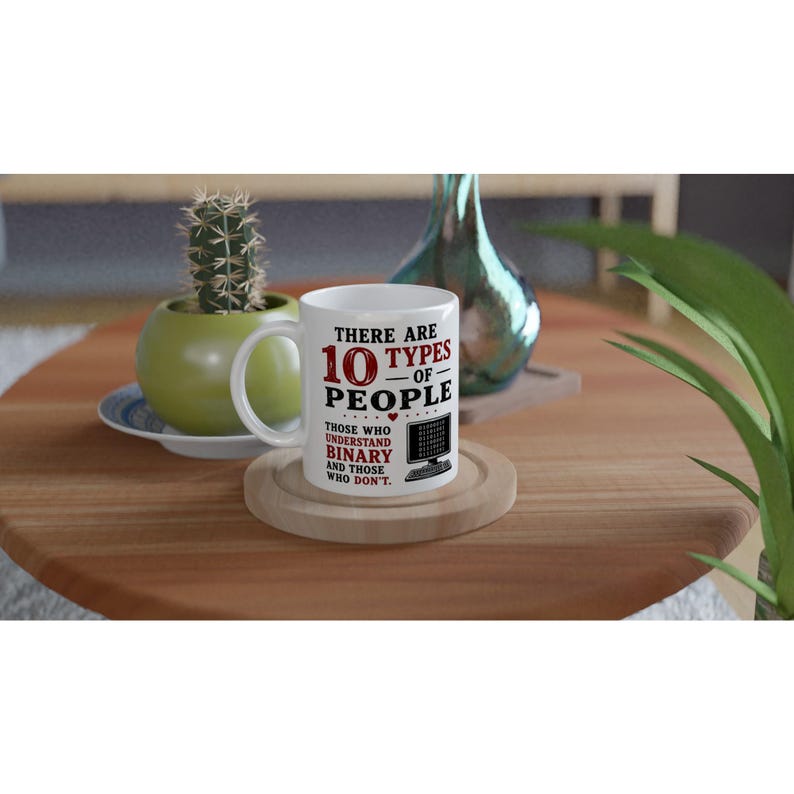 Binary Code Coffee Mug, Funny Programmer Mug, Computer Science Gift, Coding Coffee Mug, Geek Gift, IT Professional Mug image 6