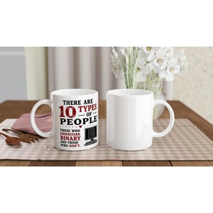 Binary Code Coffee Mug, Funny Programmer Mug, Computer Science Gift, Coding Coffee Mug, Geek Gift, IT Professional Mug image 4
