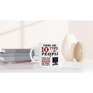 Binary Code Coffee Mug, Funny Programmer Mug, Computer Science Gift, Coding Coffee Mug, Geek Gift, IT Professional Mug image 5