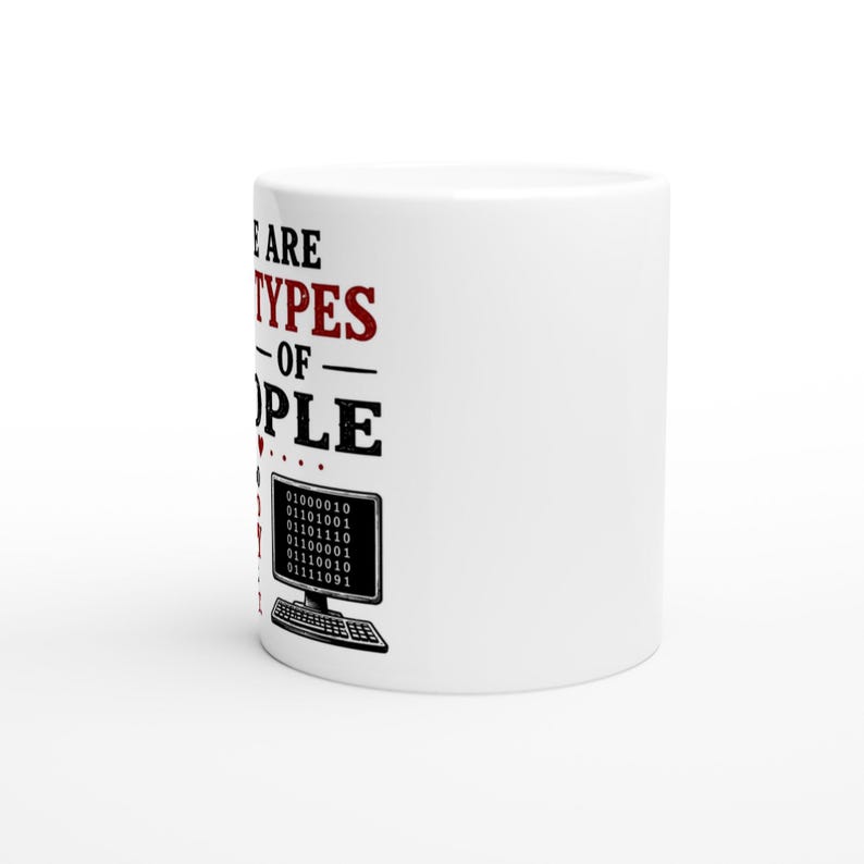 Binary Code Coffee Mug, Funny Programmer Mug, Computer Science Gift, Coding Coffee Mug, Geek Gift, IT Professional Mug image 3