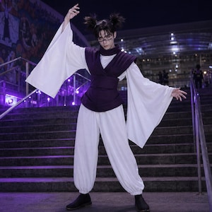 Disfraz de cosplay de Jujutsu Kaisen Choso, atuendo de personaje de anime, conjunto de uniforme de manipulación de sangre JJK para convenciones, Halloween