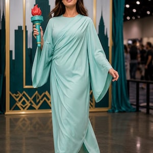 green statue of liberty dress Amazon.com: Colorful House Women Statue of Liberty Costume Dress Adult Lady Liberty Costume Halloween Party Cosplay Costume(Small,Torch Style) : Clothing, Shoes & Jewelry