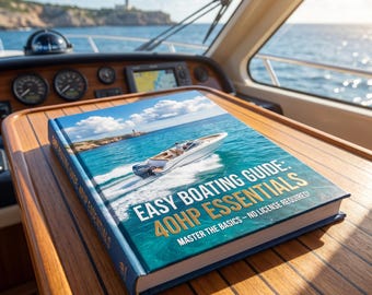 Guía de navegación sencilla: Lo esencial para motores de 40 CV | Domina lo básico | No se requiere licencia | Manual en PDF de descarga instantánea | Seguridad y normas