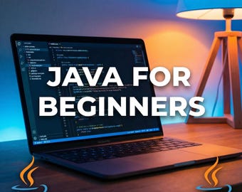 Programación Java para principiantes | Aprende Java desde cero | Curso completo en vídeo y ejercicios de programación | Descarga instantánea | Empieza a programar hoy mismo