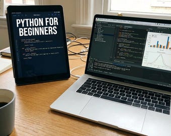 Curso digital de Python para principiantes | Aprende a programar desde cero | Tutoriales y ejercicios de programación en vídeo completos | Descarga instantánea