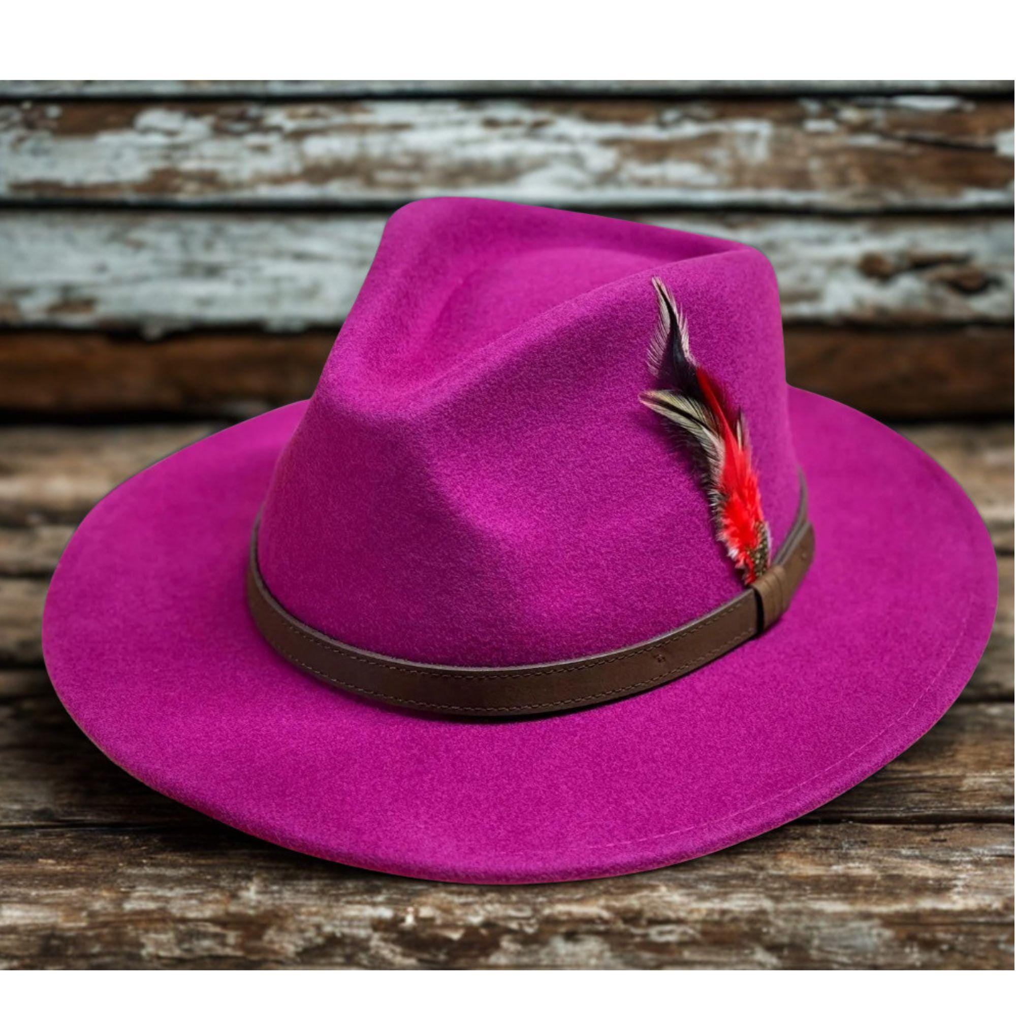 Hot Pink Fedora - Etsy display picture 3