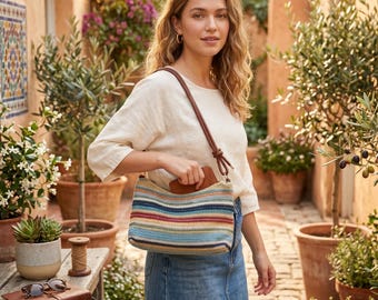 Coach Scribble Multi Color Small Hobo Bag Satchel - Etsy