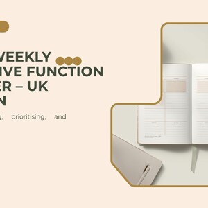ADHD Weekly Executive Function Planner Friendly Weekly Planning Template