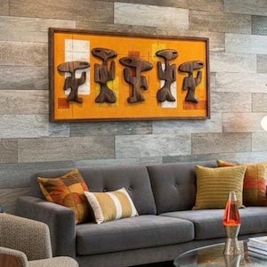 Mid Century Modern Wall Art | Witco Inspired  -  The Maui (48x24”) | Modern Retrograde