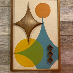 Mid Century Modern Wall Art | Witco Inspired - The Apollo 30x20" | Modern Retrograde