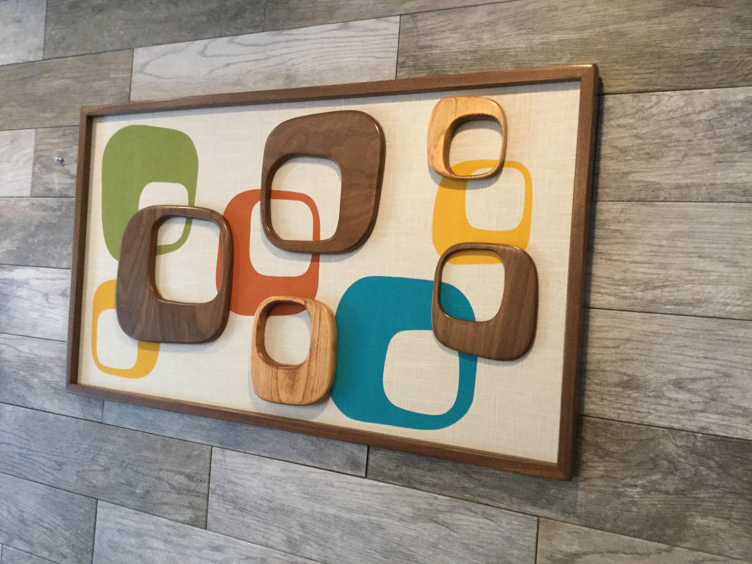 Mid Century Modern Witco Abstract Wall Art Sculpture Painting | Etsy