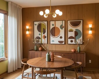 Mid Century Modern Wall Art | Witco Inspired - the Arthur II 40x26