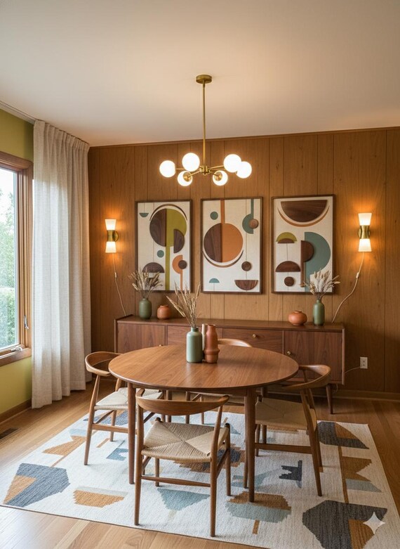Mid Century Modern Wall Art | Witco Inspired - the Arthur II 40x26