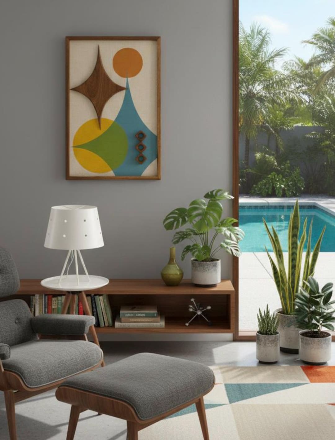 Mid Century Modern Wall Art | Witco Inspired - the Apollo 30x20