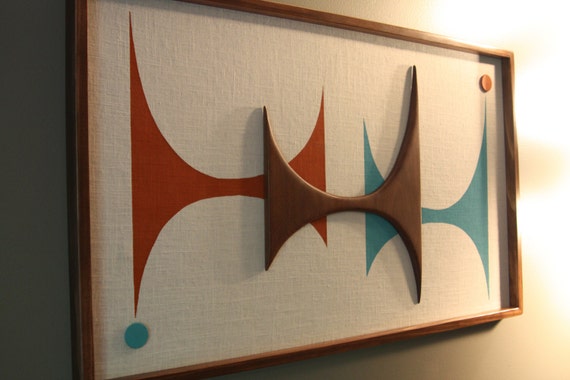 Mid Century Modern Wall Art | Witco Inspired - the Mac 40x23