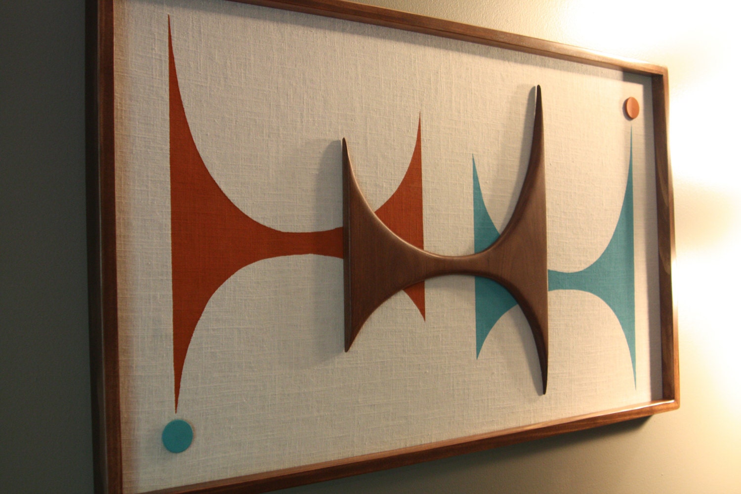 Mid Century Modern Wall Art | Witco Inspired - the Mac 40x23