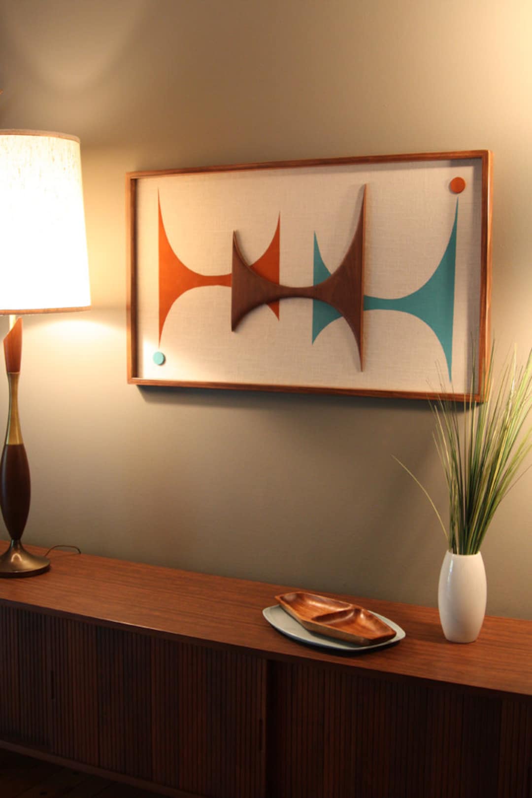 Mid Century Modern Wall Art | Witco Inspired - the Mac 40x23