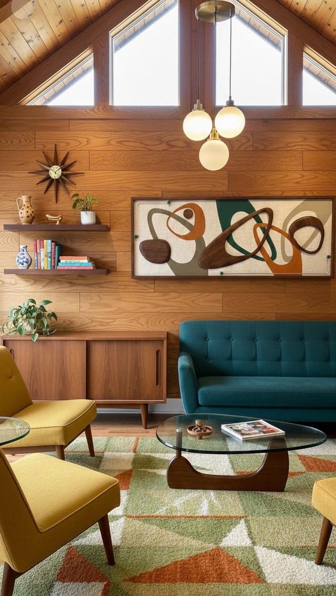 Mid Century Modern Wall Art | Witco Inspired - the Candice 60x24