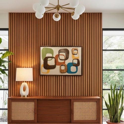 Mid Century Modern Wall Art | Witco Inspired - the Woodward 40x23