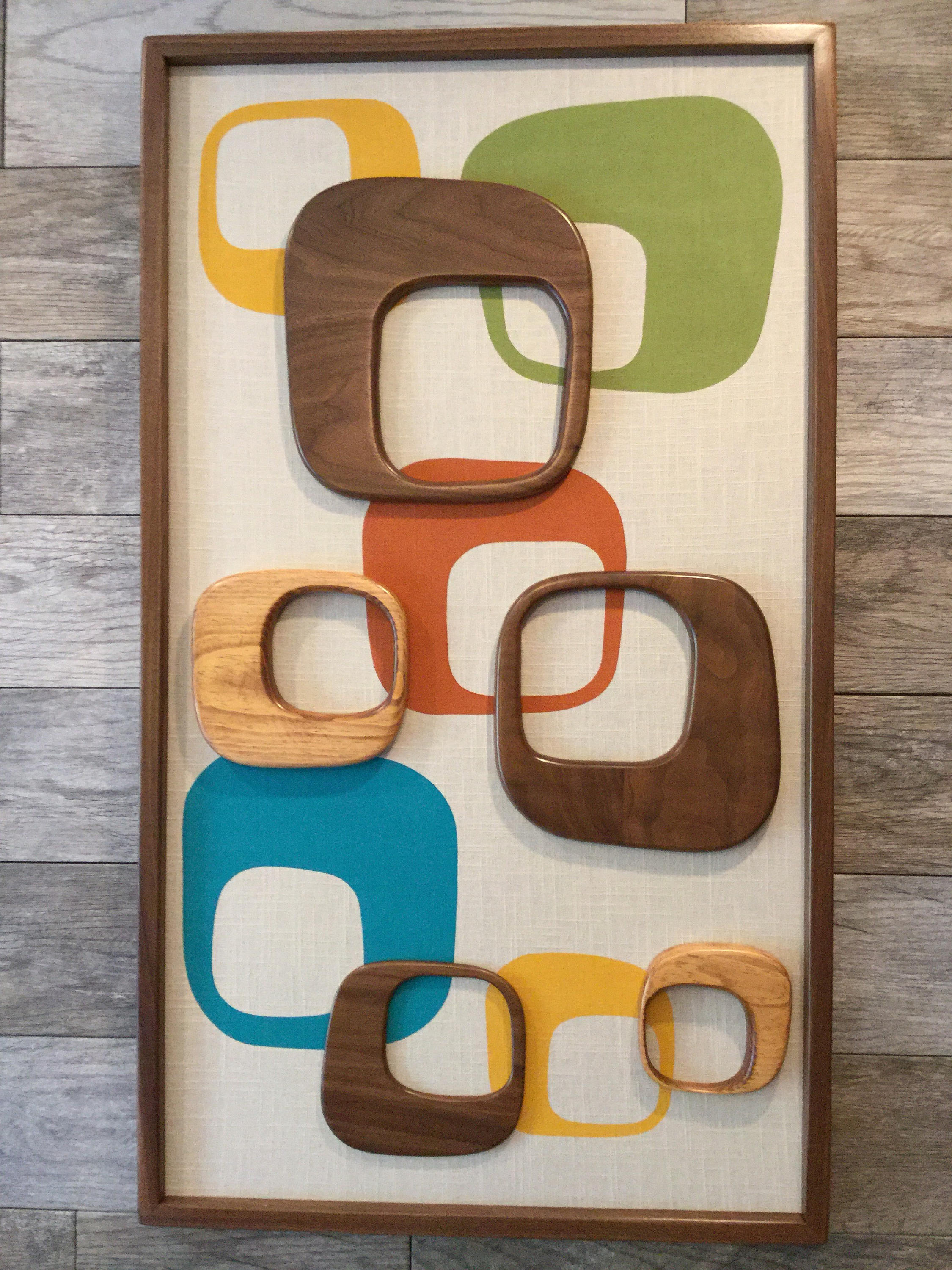 Mid Century Modern Wall Art | Witco Inspired - the Woodward 40x23