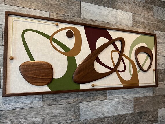 Mid Century Modern Wall Art | Witco Inspired - the Candice II