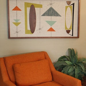 Mid Century Modern Wall Art | Witco Inspired - The Howard 40x22.5" | Modern Retrograde