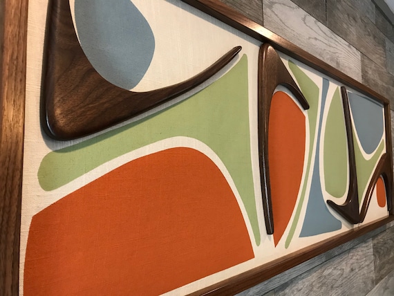 Mid Century Modern Wall Art | Witco Inspired - the Laurie 50x17
