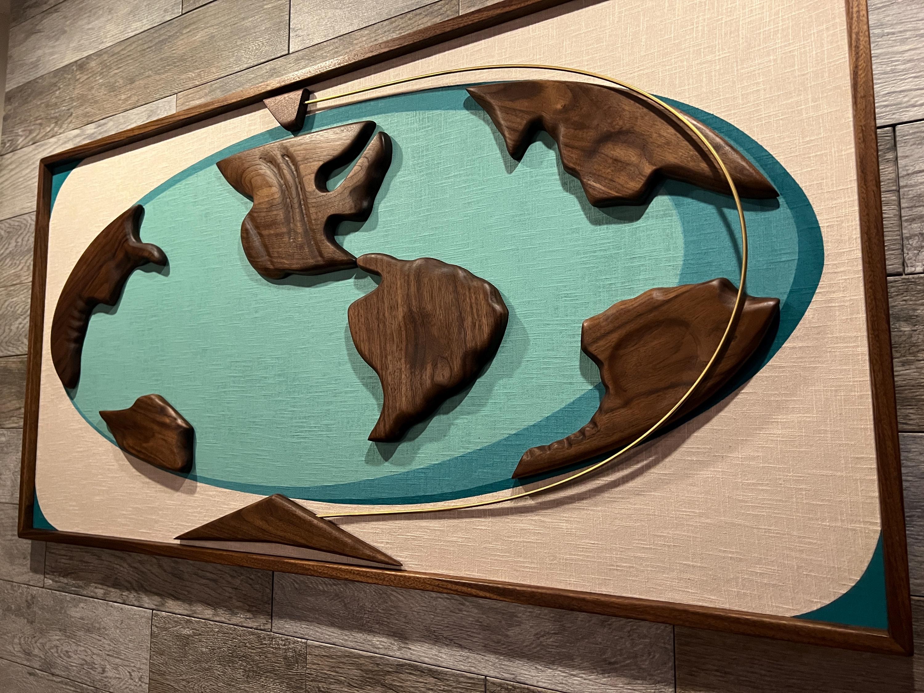 Mid Century Modern Wall Art | Witco Inspired - the Terra (50x24