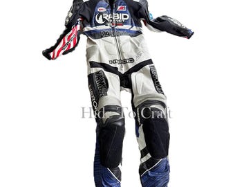 Yamaha Mens Racing Leather Suit motorbike suit for men