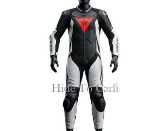 Dainese Motorbike Suit Sportswear Cowhide Men Racing Leather Suit