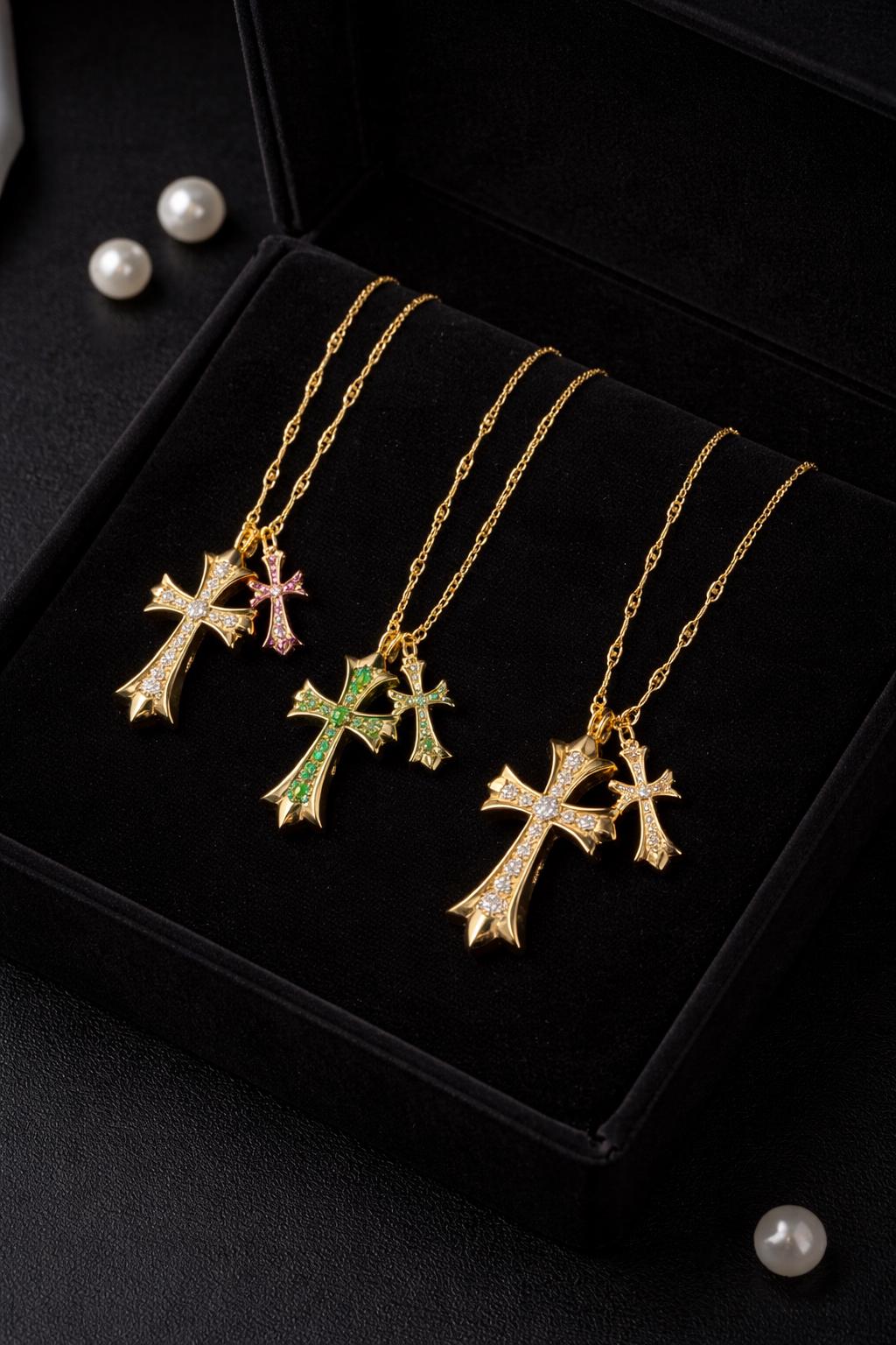 Chrome hearts necklace safety pin - Etsy 日本