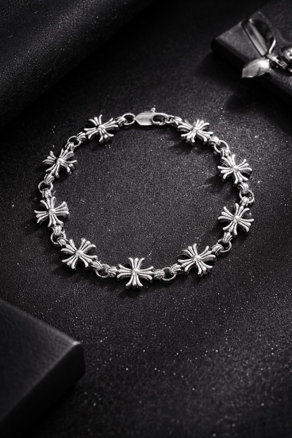 Chrome Hearts Cross Bracelet - Etsy