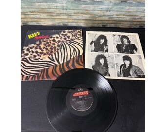KISS Animalize Vinilo LP 12" Negro Excelente 1984 Mercury Records Hard Rock 80s