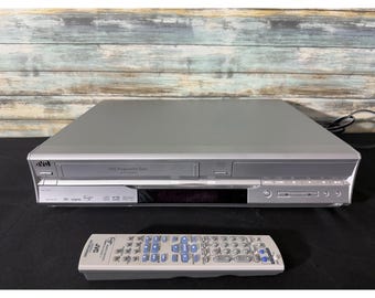 JVC DR-MV5SU Dvd Recorder Vhs Vcr Combo EUC One-Touch Dubbing Remote Tested
