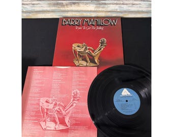 Barry Manilow Tryin' To Get The Feeling LP 12" Black Good 1975 Arista Pop Vinyl