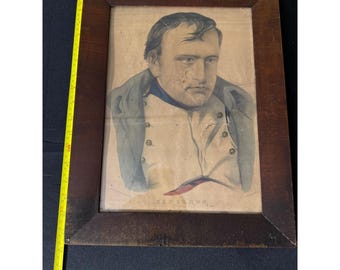 Currier & Ives 1857 -1872 Napoleon Lithographie Nummerierte 100 Antike Porträtkunst