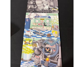 Disney Pin Trading Illustration Cards 3pc Excellent Journey Through Time 2003