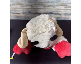 Figura de peluche vintage de Lamb Chop de 20 pulgadas, difícil de encontrar y rara.