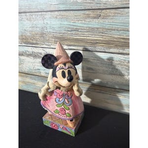 Figura de Minnie Mouse de Disney Traditions, rosa, excelente, recatada y dulce, 4011753 imagen 3