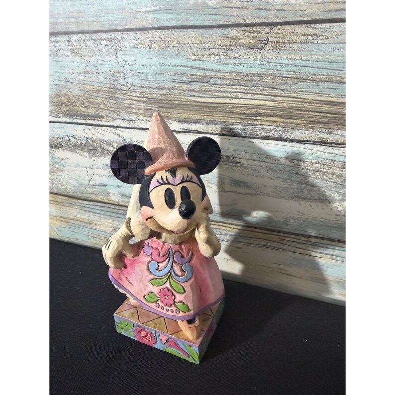 Figura de Minnie Mouse de Disney Traditions, rosa, excelente, recatada y dulce, 4011753 imagen 3