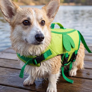 Bee Design Dog Life Jacket- Cute Pet Swim Vest Buoyancy Float Coat- Breathable Summer Puppy Safety Harness for Small Dogs- Pool Beach Outfit